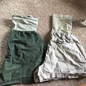Maternity shorts.